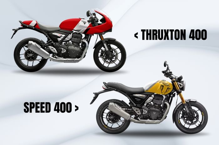 Triumph Thruxton 400 vs Speed 400 differences explained